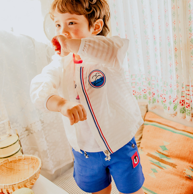 Fun Holiday Cotton Penguin Shorts - Blue