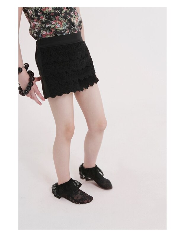 Deluxe London Mood Black Skort (Made in Korea)