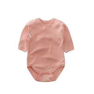 Baby Long Sleeve Wrap Style Bodysuits - Pink