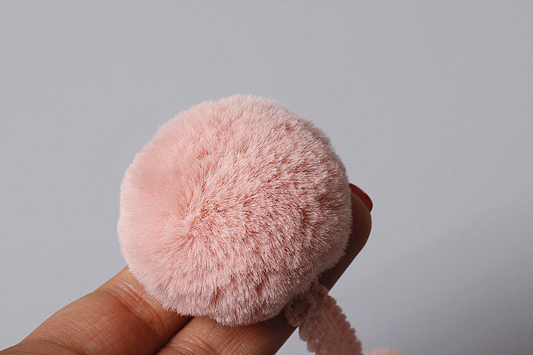 Baby Pom Pom Headband - Pink