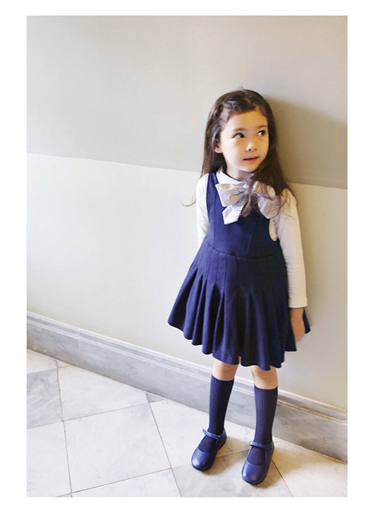 Girls Navy Blue TuTu Dress