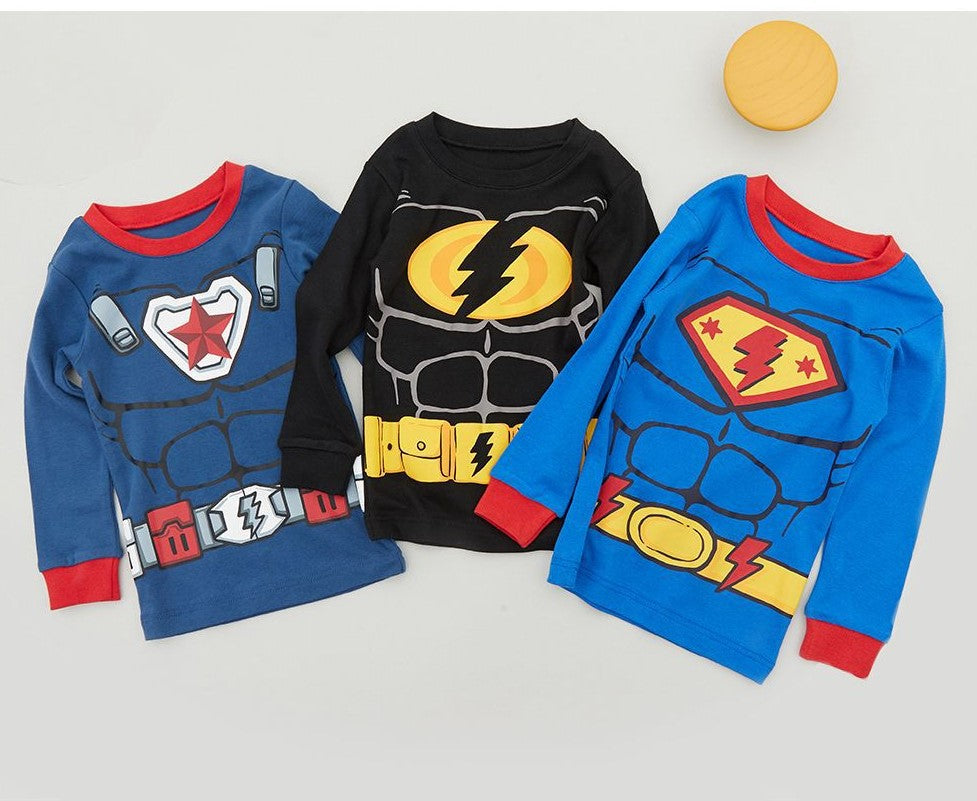 Boys Organic Cotton Pyjamas -  Captain America (Korean Design)