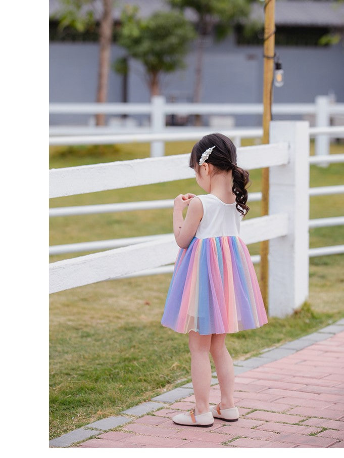 Rainbow TuTu dress for Girls