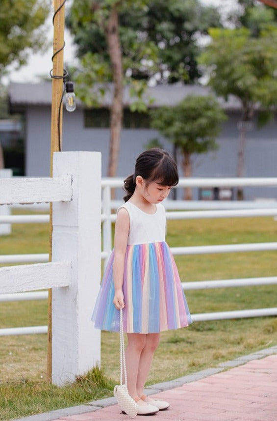 Rainbow TuTu dress for Girls