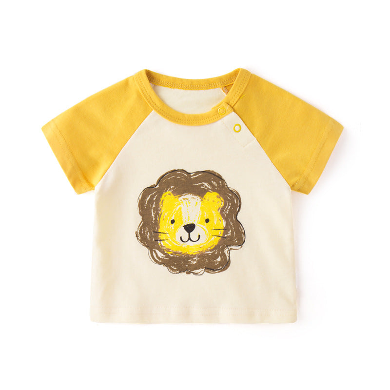 Cartoon T-shirt - Yellow Lion