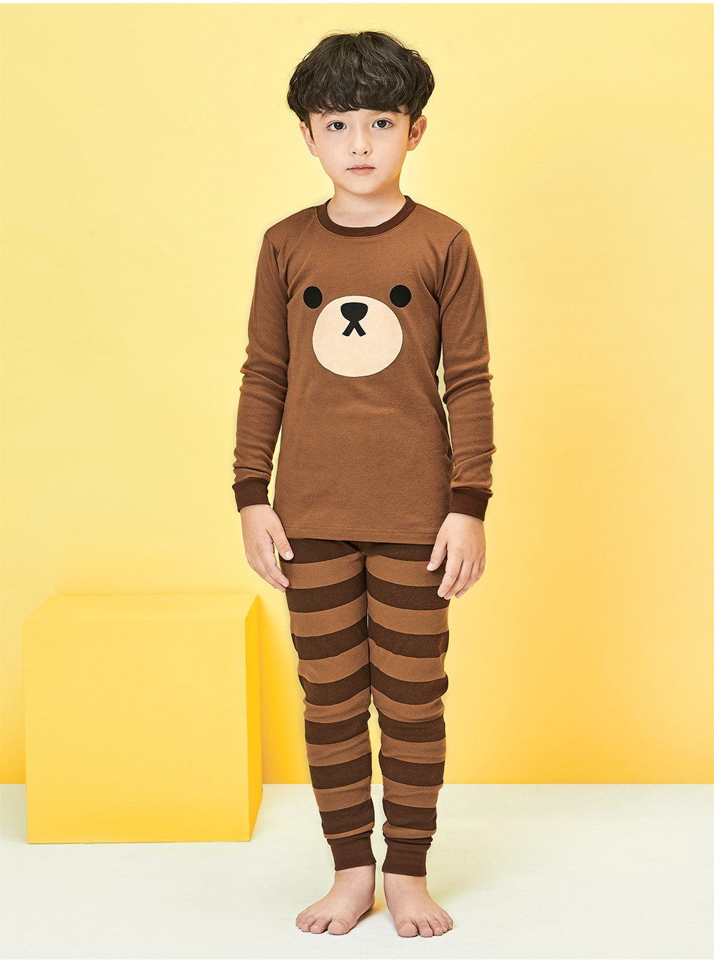 Organic Cotton Kid Pyjamas -Bear ( Korean Design)