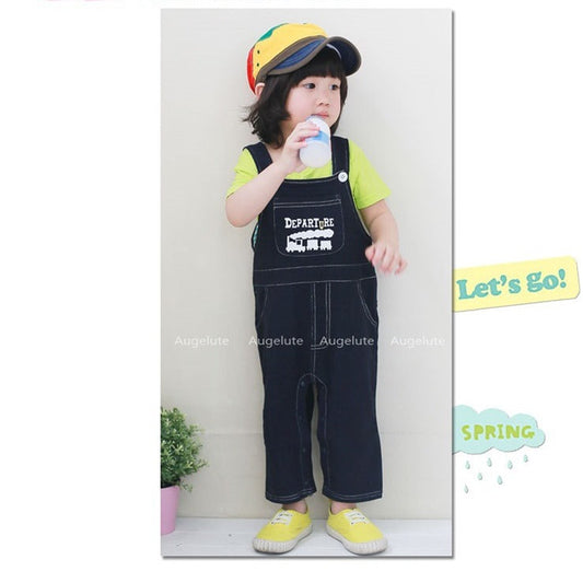 Cotton TuTu Train Dungaree