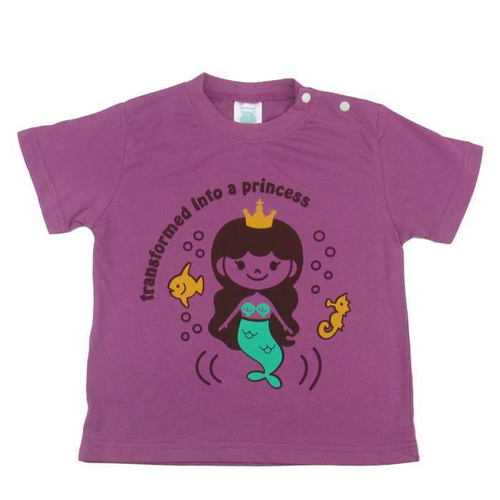 Purple Mermaid Girl T-shirts