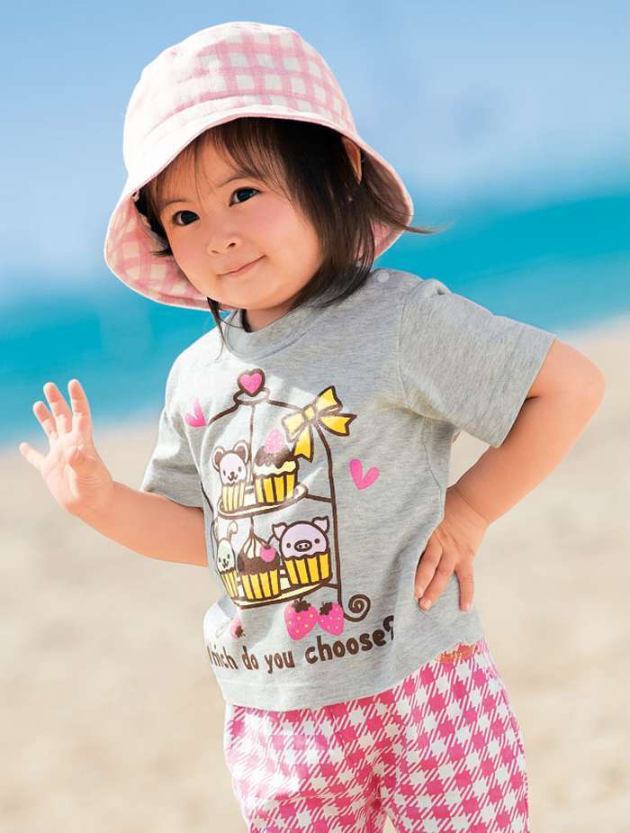 Grey Cupcake Tee Girl T-shirts