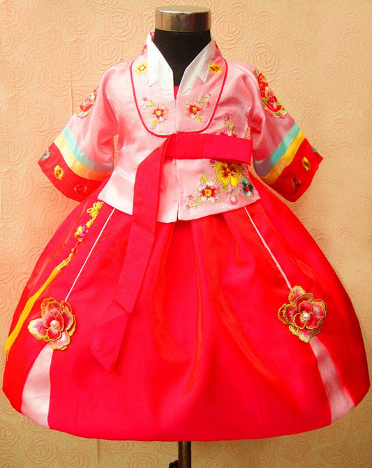 Two Piece Set Korean Hanbok for Girls