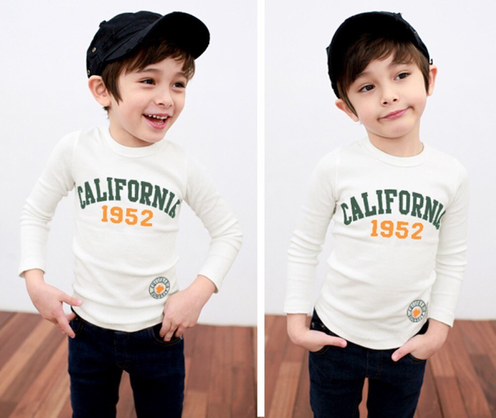 California 1952 Slim Fit Cotton Boys T-shirts