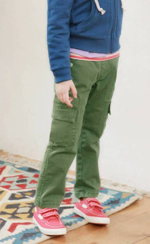 Olive Green Cargo Trousers