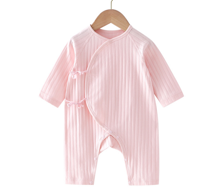 Cotton Baby Sleepsuit - Pink