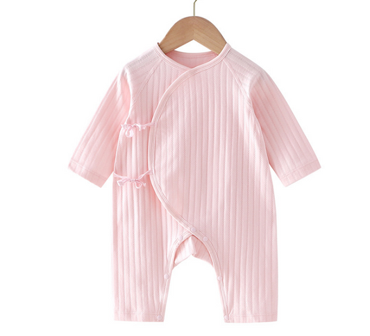 Cotton Baby Sleepsuit - Pink