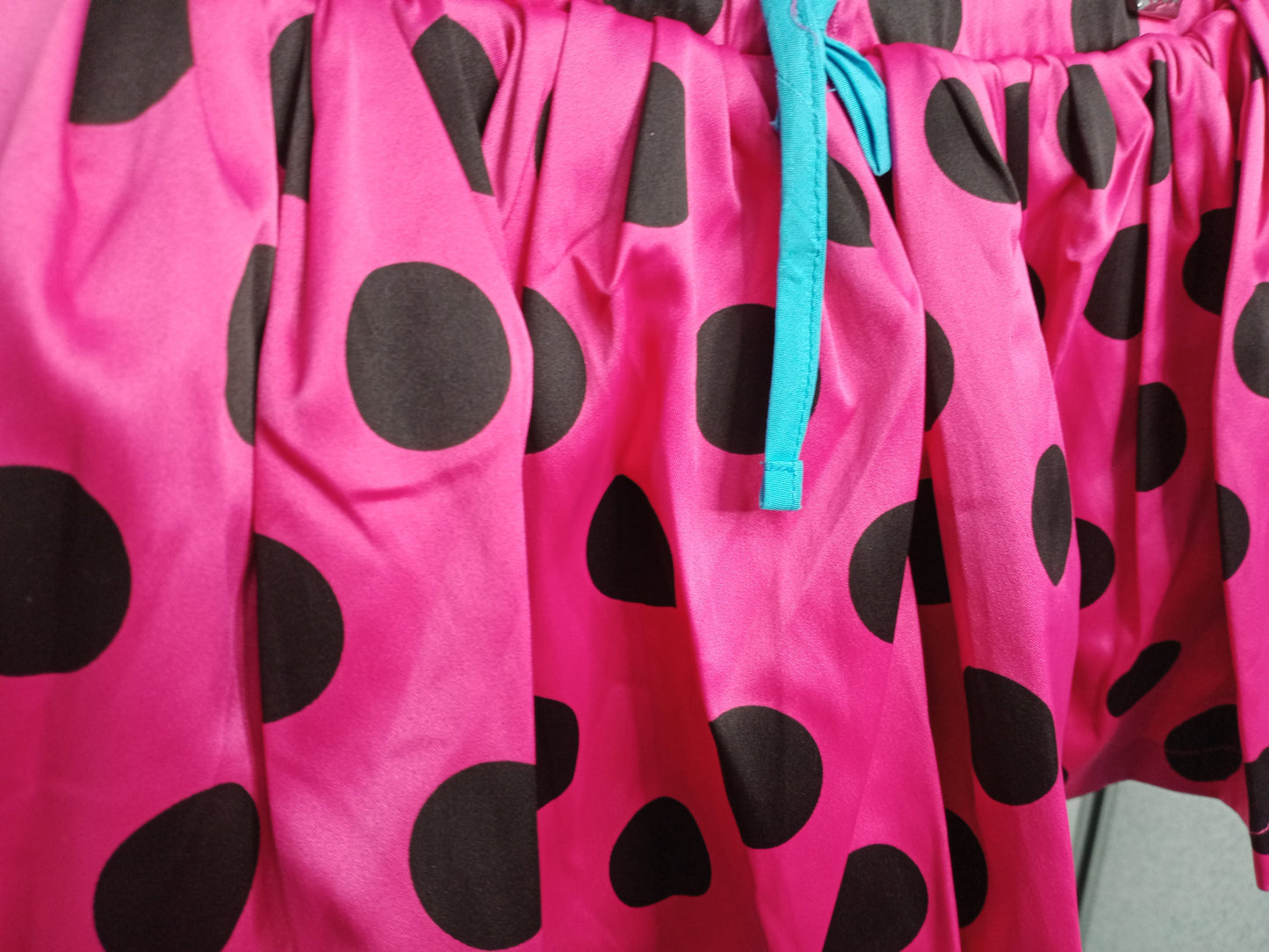 Pink Polka Dot Skirt ( Made In Korea)