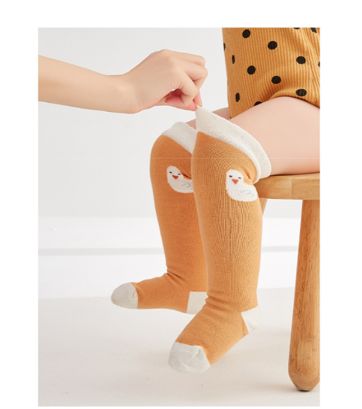 Baby Unisex Ducks Long Socks - 3 Pairs in a Box