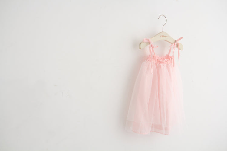 Girls Pink Tulle Dress