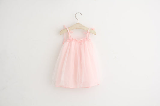 Girls Pink Tulle Dress