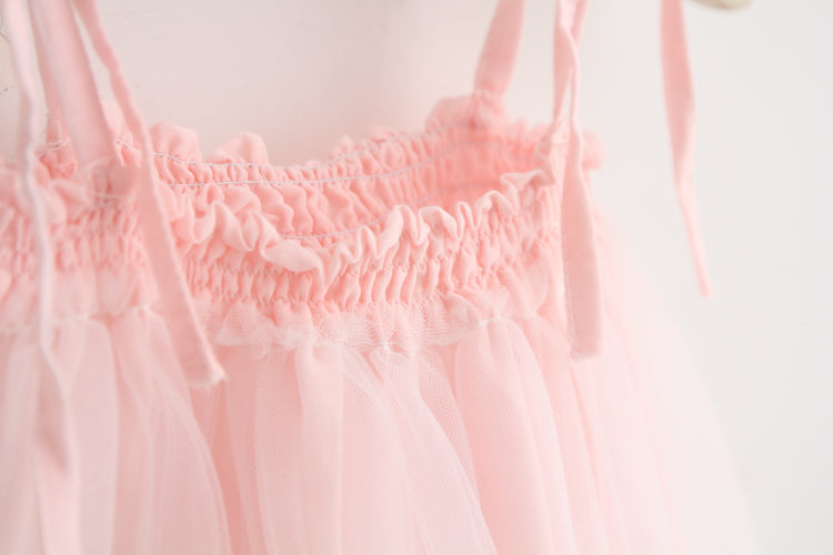 Girls Pink Tulle Dress