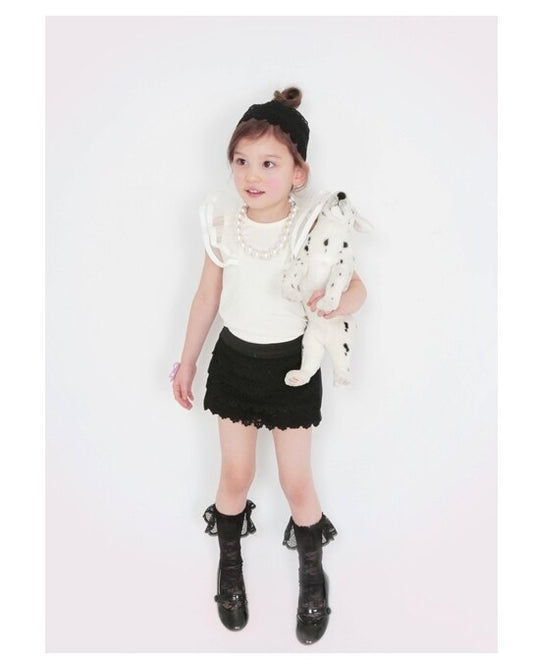 Deluxe London Mood Black Skort (Made in Korea)